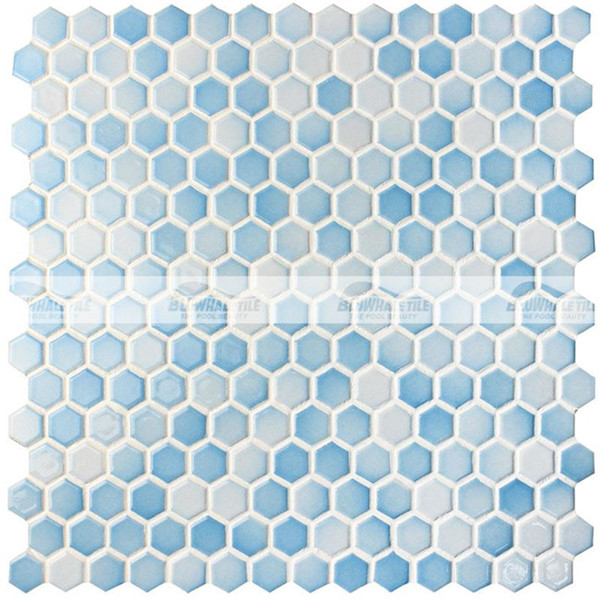 porcelain hexagon mosaic tile