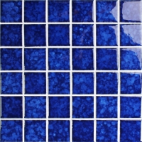 开花深蓝色BCK641-水池瓷砖，陶瓷马赛克，陶瓷马赛克地砖