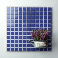 25x25mm Square Porcelain Classic Cobalt Blue IGA3601-pool tile store, mosaic for pools, blue pool tiles