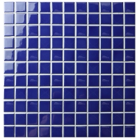 25x25mm Square Porcelain Classic Dark Blue IGA3605-pool tile near me, mosaic tile swimming pool designs, 1x1 pool tile