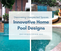 Discovering Unexpected Spaces: Innovative Home Pool Designs-porcelain pool tile, modern pool tile ideas, blue pool mosaic