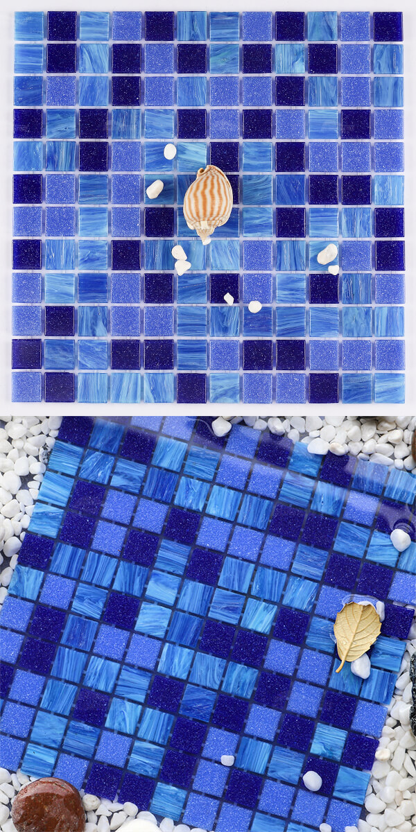pool tile mosaic glass