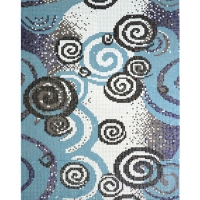 Auspicious Clouds BCA004-Mosaic tile, Ceramic mosaic art, Mosaic art materials for sale