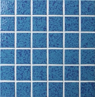 48x48mm Dot Surface Square Porcelain Blue BCK634-Mosaic tiles, Ceramic mosaic, Wave mosaic pattern