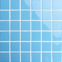 Classic Blue BCK627-Azulejo de mosaico, Azulejo de mosaico cerâmico, Azulejo de mosaico cerâmico