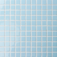 经典浅蓝色BCI605-马赛克瓷砖，陶瓷马赛克池瓷砖，浅蓝色马赛克瓷砖，陶瓷游泳池马赛克