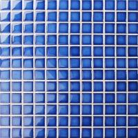 23x23mm Square Glossy Crystal Glazed Porcelain Blue BCH608-Mosaic tile, Mosaic ceramic tile, Ceramic swiming pool tile, Pool tile blue