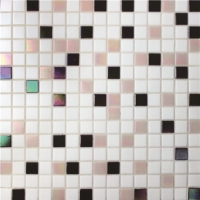 Square Mixed Color BGE016-Pool tile, Pool mosaic, Glass mosaic, High quality glass mosaic