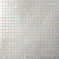 Square White Melting BGC038-Pool tile, Pool mosaic, Glass mosaic, Decorative glass mosaic tile