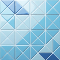 Santorini Blossom TR-SA-TBL2-Triángulo mosaico, Triángulo mosaico, Triángulo mosaico piezas, Piscina mosaico