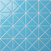 Santorini Pure-Color TR-SA-P2-Azulejo del triángulo, diseño del azulejo del triángulo, azulejo de la piscina