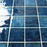 95x95mm Ripple Surface Square Porcelain Mixed Blue BCP005-Mosaic tile, Ceramic mosaic tiles, Blue water pool mosaics, Mosaic pool China Supplier