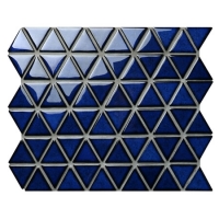 Triangle Tile Ceramic Cobalt Blue BCZ628A-triangle shaped tiles, triangle wall tiles, after effects triangle mosaic