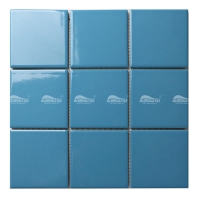 97x97mm Square Glazed Porcelain Blue BMG603A1-mosaic for pools, porcelain swimming pool tiles, swimming pool tile suppliers 