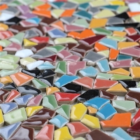 Broken Mosaic Tile Ceramic Colourful BCZ001C4-irregular mosaic tiles, best tiles for bathroom floor and walls,colourful tiles bathroom