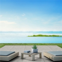 Cubierta de la piscina de 18mm ZME7902-pavimentos exteriores, azulejos al aire libre para jardín, baldosas de espesor exterior