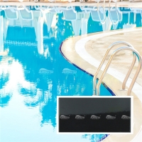 Azulejos negros BCZB101-Azulejos de piscina, Azulejos de piscina, Azulejos de piscina al por mayor, Azulejos de piscina negra