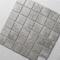 48x48mm Square Porcelain Marble Look Ink-Jet KOA2901-wholesale mosaic pool tile, pool feature wall tiles, glazed mosaic tile