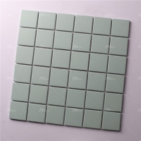 48x48mm Square Full Body Unglazed KOF6701-tile supplier,light green full body mosaic,light green floor mosaic