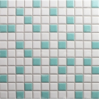 23x23mm Granule Matte Surface Square Porcelain Mixed Green HMF8004-pool mosaic tiles, tile swimming pool, tile supplier