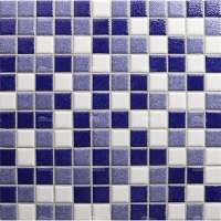 23x23mm Granule Matte Surface Square Porcelain Mixed Blue HMF8008-mosaic tiles, mosaic tiles for swimming pool, swimming pool tiles supplier