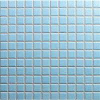 23x23mm Granule Matte Surface Square Porcelain Light Blue HMF8601-blue pool tile, swimming pool mosaic, mosaic tiles suppliers