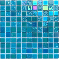 1x1 Crystal Glass Blue GIOL1606-swimming pool mosaic,glass tiles for swimming pool,mosaic tiles for swimming pool price