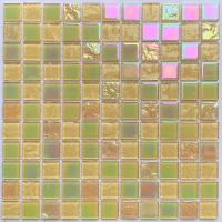 1x1 Crystal Glass Iridescent Tangerine GIOL1502-swimming pool tiles mosaic,glass tiles swimming pools,mosaic pool tiles for sale