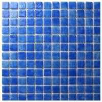 25*25mm Square Euro Glass Dark Blue GIOL4602-pool mosaic tile,pool tiles blue,blue pool tiles for sale