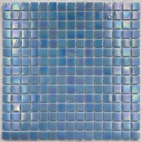 20*20mm Square Iridescent Blue Glass GEOJ2603-blue mosaic pool,glass tiles for pool,pool tile contractor