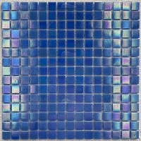 20*20mm Square Iridescent Dark Blue Glass GEOJ2605-tiles pools,dark blue mosaic pool tiles,glass mosaic swimming pool tile