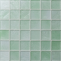 48*48mm Square Crystal Glass Aqua Green BRK001-pool tile,glass mosaic tiles swimming pool,glass mosaic tile for pools