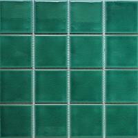73*73mm Square Porcelain Crackle Emerald Green COB703X-green swimming pool tiles,green mosaic pool tiles,3x3 pool tile