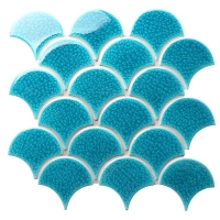 Fish Scale Royal Blue BCZ634-fish scales tiles，moroccan fish scale tile，mosaic tile supply