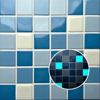 48*48mm Square Porcelain Glow in the Dark Blue KOH6002-pool tile ceramic,glow in the dark mosaic pool tiles,blue glow in the dark pool tiles