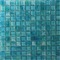 23x23mm Square Iridescent Hot Melt Glass Amber GCOJ2602-glass pool tiles, swimming pool decorative tile, mosiac pool tile
