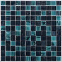 23x23mm Square Crystal Glass Mixed Color GHOL1004-pool mosaic, best pool tiles, tiles swimming pool design
