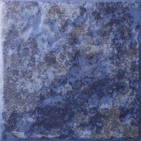 6x6 Large Square Inkjet Pattern Matte Porcelain Blue WOL9904-porcelain pool tile, 6 x 6 cobalt blue pool tile, waterline tile pool