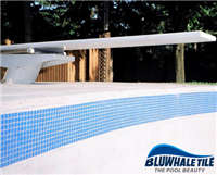 What is the depth of a pool waterline tile band?-Pool tile, Swimming pool tile, Pool waterline tile