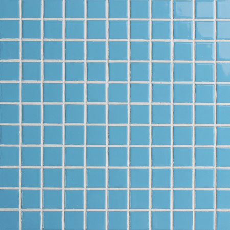 25x25mm Square Glossy Glazed Porcelain Blue BCI606,Mosaic tile, Ceramic mosaic, Ceramic pool mosaic tiles, Pool tiles at Bottom Price 
