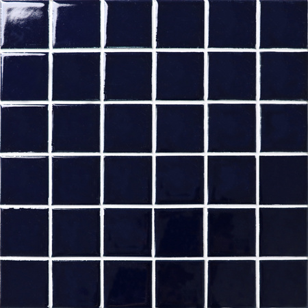 Fambe Azul Escuro BCK603,Azulejos de mosaico, Mosaico cerâmico, Azulejos azuis escuro da piscina