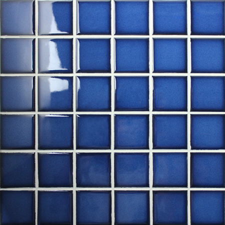 Fambe Azul Brilhante BCK611,Azulejos de mosaico, Azulejo de porcelana, Azulejos decorativos da associação