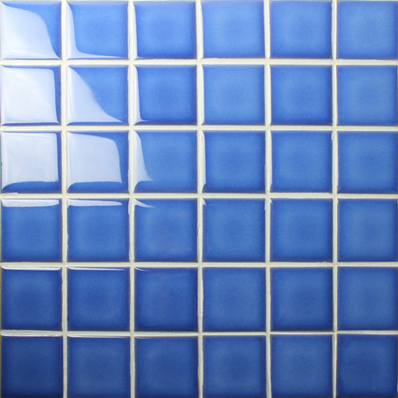 48x48mm Square Glossy Crystal Glazed Porcelain Blue BCK612,Mosaic tiles, Porcelain mosaic, Porcelain mosaics wall tile