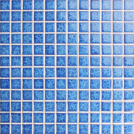 Blossom Blue BCH610,Azulejo de mosaico, Mosaico cerâmico, Azulejo de mosaico cerâmico lustroso, Azulejo de piscina para venda