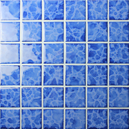 Blossom Синий BCK617,Мозаика, мозаика из фарфора, картины керамическая мозаика бассейн