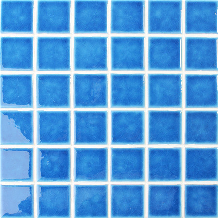 Crackle azul congelado BCK663,telha, Piscina mosaico, mosaico cerâmico, piscina de azulejos de cerâmica azul