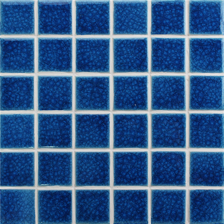 Frozen Blue Heavy Crackle BCK652,Azulejos de piscina, Azulejo de mosaico cerâmico, Mosaic pool renovations