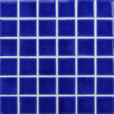 Frozen Blue Heavy Crackle BCK653,Azulejos de piscina, Mosaico cerâmico, Mosaico de paredes de piscina