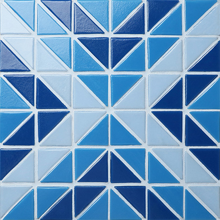 Santorini Square TRG-SA-SQ,Pool Tile, Triangle Tile, Swimming Pool Tile 
