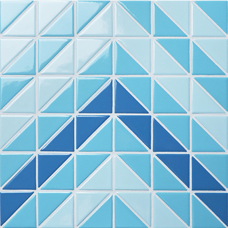 Santorini Chevron TR-SA-CV2,Triângulo mosaico, Triângulo mosaico, triângulo mosaico peças, piscina mosaicos